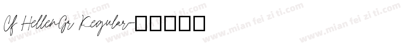 Cf HellenGr Regular字体转换